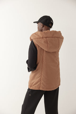 The Hooded Vest - Copper